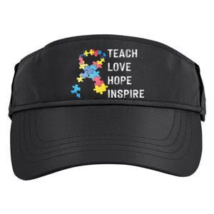 TEACH LOVE HOPE INSPIRE Adult Drive Performance Visor