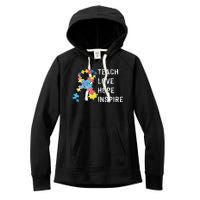 TEACH LOVE HOPE INSPIRE Women's Fleece Hoodie