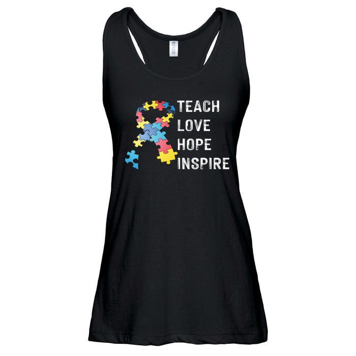 TEACH LOVE HOPE INSPIRE Ladies Essential Flowy Tank