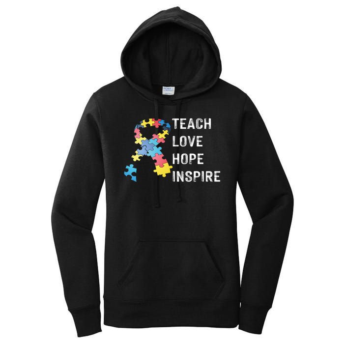 TEACH LOVE HOPE INSPIRE Women's Pullover Hoodie