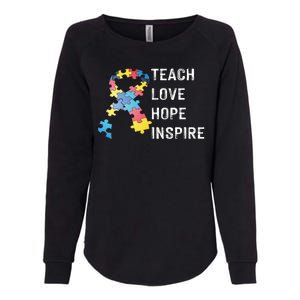 TEACH LOVE HOPE INSPIRE Womens California Wash Sweatshirt