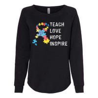 TEACH LOVE HOPE INSPIRE Womens California Wash Sweatshirt