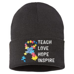 TEACH LOVE HOPE INSPIRE Sustainable Knit Beanie