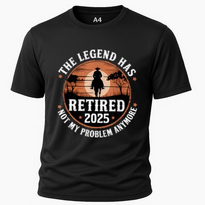The Legend Has Retired 2025 Not My Problem Anymore.Pnufqfik Performance Shirt