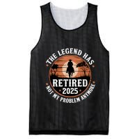 The Legend Has Retired 2025 Not My Problem Anymore.Pnufqfik Mesh Reversible Basketball Jersey Tank