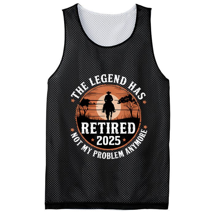 The Legend Has Retired 2025 Not My Problem Anymore.Pnufqfik Mesh Reversible Basketball Jersey Tank