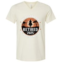 The Legend Has Retired 2025 Not My Problem Anymore.Pnufqfik V-Neck T-Shirt