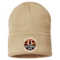 The Legend Has Retired 2025 Not My Problem Anymore.Pnufqfik Sustainable Knit Beanie