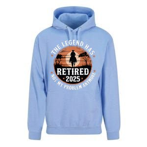 The Legend Has Retired 2025 Not My Problem Anymore.Pnufqfik Unisex Surf Hoodie