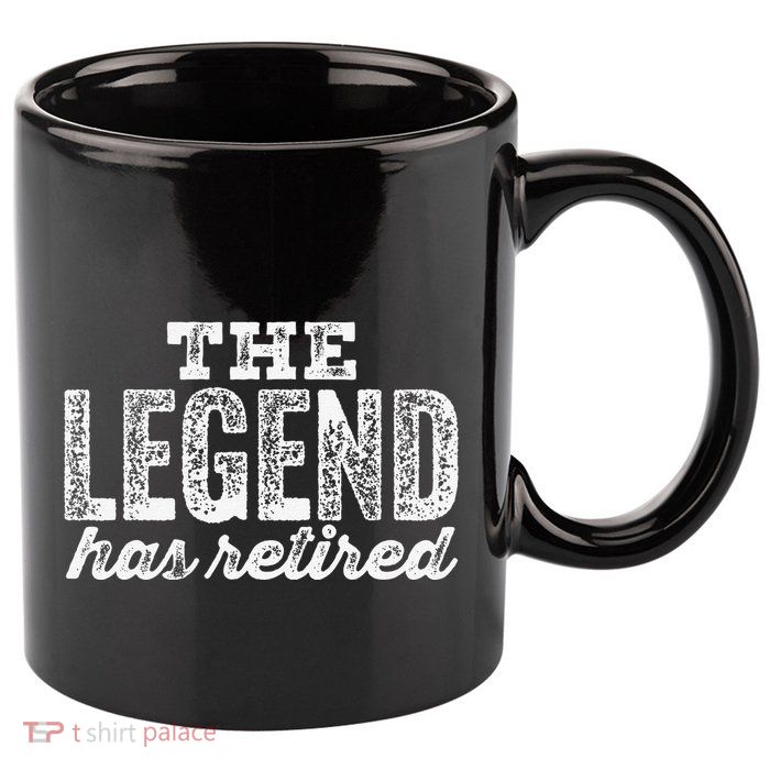 The Legend Has Retired 11oz C Handle Ceramic Mug