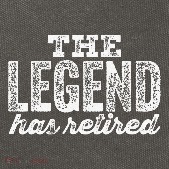 The Legend Has Retired Cotton Canvas Backpack