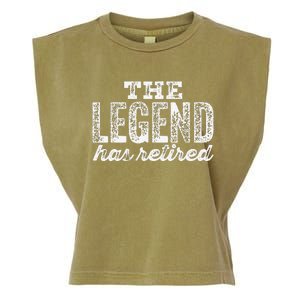 The Legend Has Retired Garment-Dyed Women's Muscle Tee