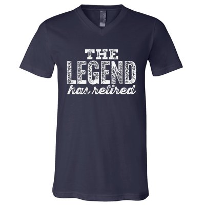 The Legend Has Retired V-Neck T-Shirt