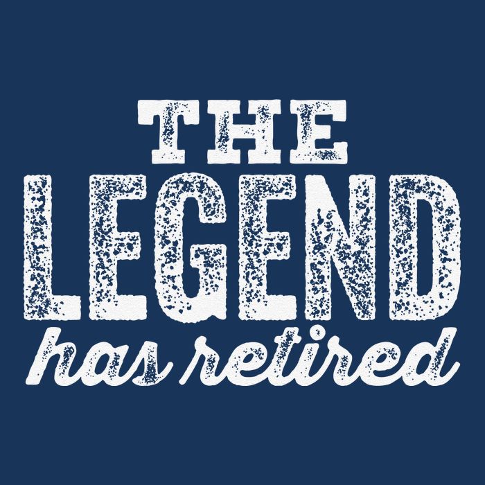 The Legend Has Retired 7-Panel Snapback Hat