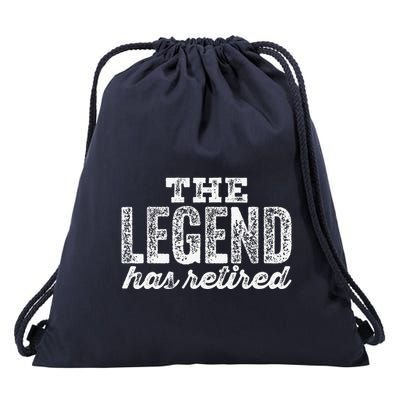 The Legend Has Retired Drawstring Bag