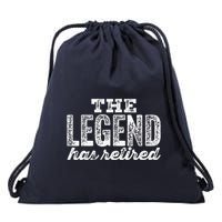 The Legend Has Retired Drawstring Bag