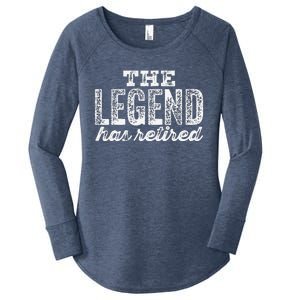 The Legend Has Retired Women's Perfect Tri Tunic Long Sleeve Shirt