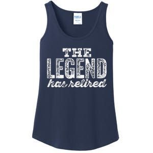 The Legend Has Retired Ladies Essential Tank