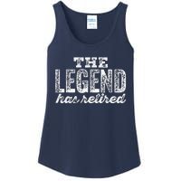 The Legend Has Retired Ladies Essential Tank