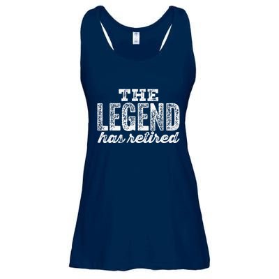 The Legend Has Retired Ladies Essential Flowy Tank