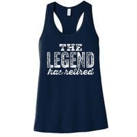 The Legend Has Retired Women's Racerback Tank