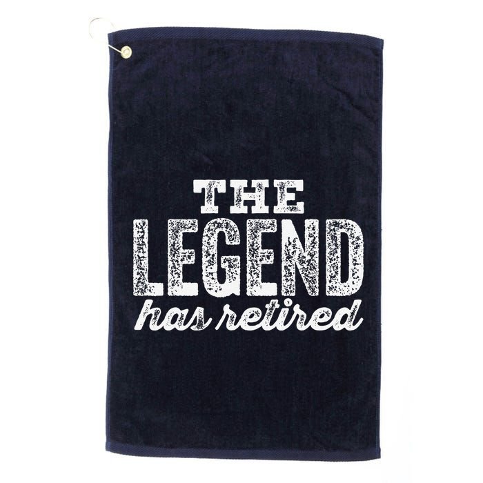 The Legend Has Retired Golf Towel