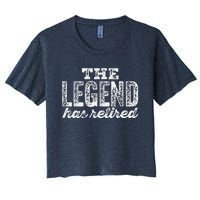 The Legend Has Retired Women's Crop Top Tee