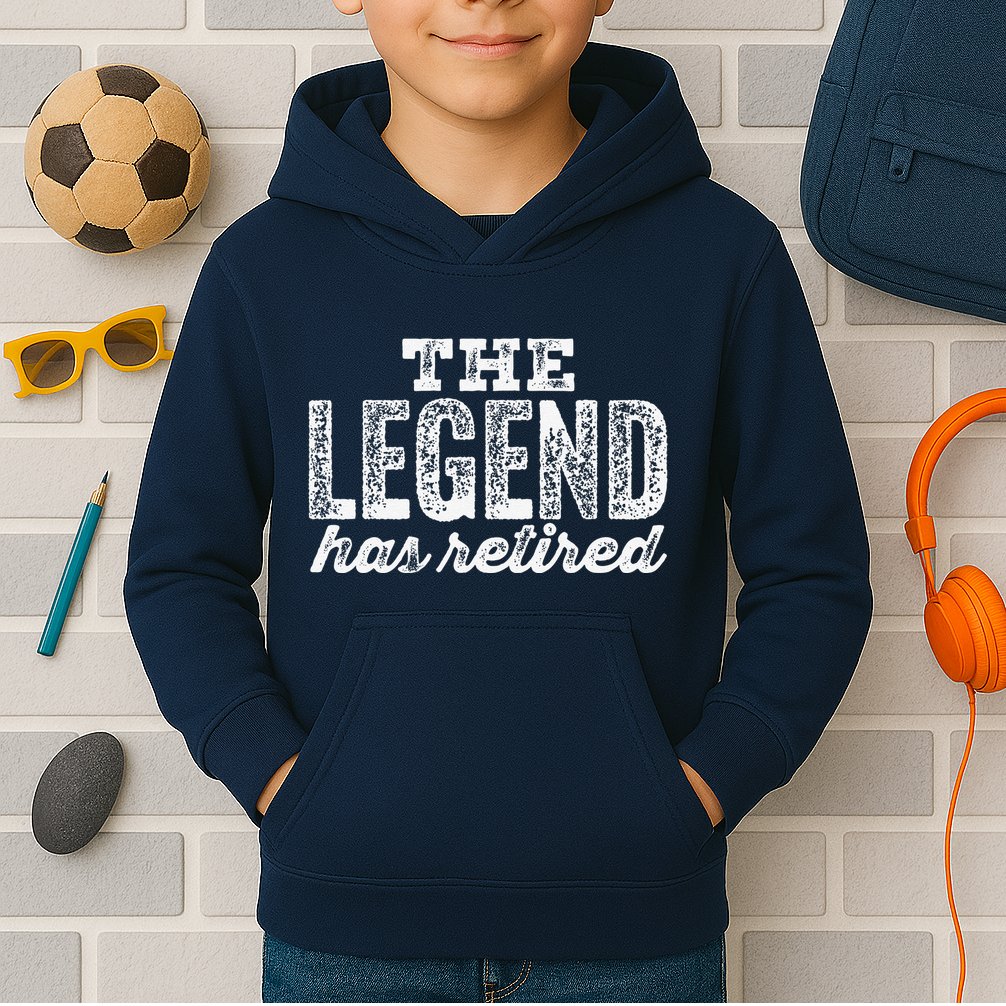 The Legend Has Retired Kids Hoodie