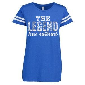 The Legend Has Retired Enza Ladies Jersey Football T-Shirt