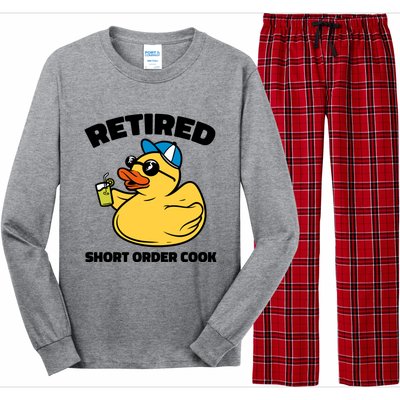 The Legend Has Retired Short Order Cook Meaningful Gift Long Sleeve Pajama Set