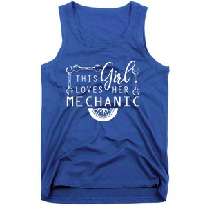 This Loves Her Mechanic Mechanics Wife Funny Car Lover Gift Tank Top