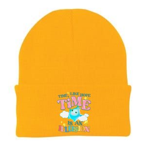 Time Like Hope Is An Illusion Lumalee Blue Luma Star Knit Cap Winter Beanie