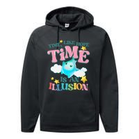 Time Like Hope Is An Illusion Lumalee Blue Luma Star Performance Fleece Hoodie