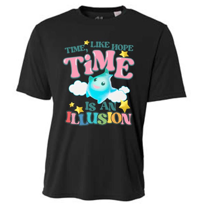 Time Like Hope Is An Illusion Lumalee Blue Luma Star Cooling Performance Crew T-Shirt