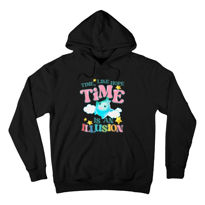 Time Like Hope Is An Illusion Lumalee Blue Luma Star Hoodie