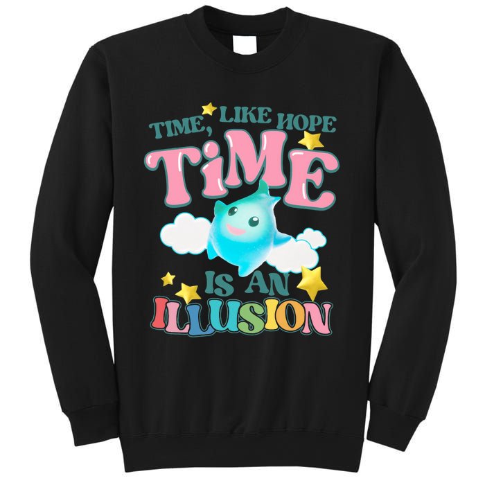 Time Like Hope Is An Illusion Lumalee Blue Luma Star Sweatshirt