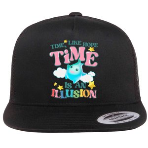 Time Like Hope Is An Illusion Lumalee Blue Luma Star Flat Bill Trucker Hat