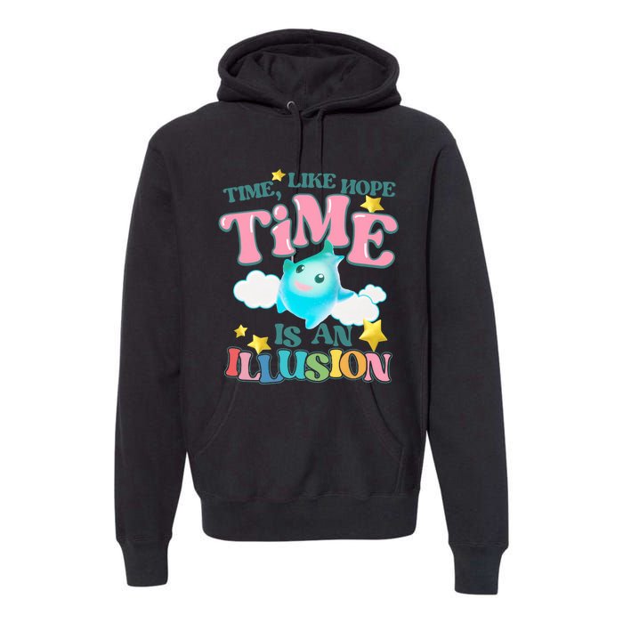 Time Like Hope Is An Illusion Lumalee Blue Luma Star Premium Hoodie