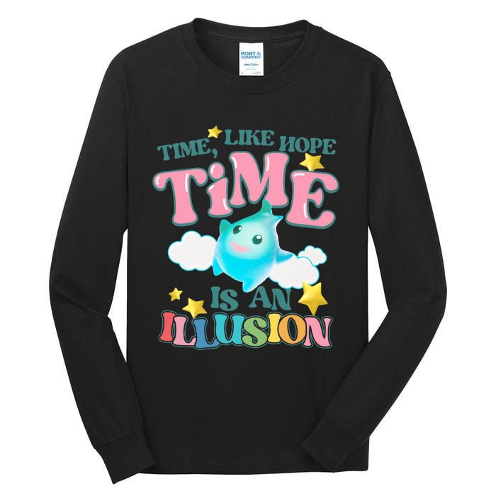 Time Like Hope Is An Illusion Lumalee Blue Luma Star Tall Long Sleeve T-Shirt