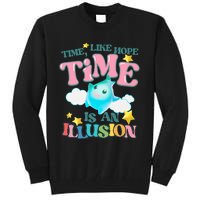 Time Like Hope Is An Illusion Lumalee Blue Luma Star Tall Sweatshirt