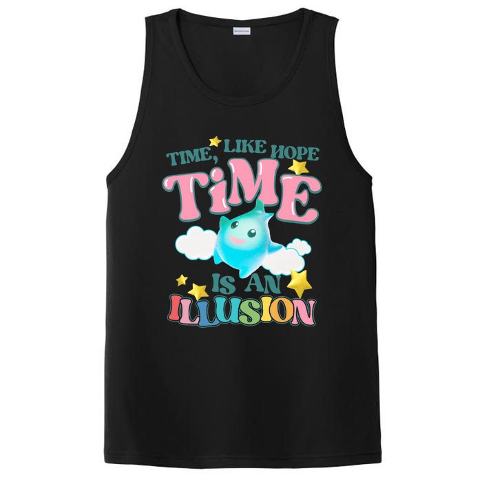 Time Like Hope Is An Illusion Lumalee Blue Luma Star PosiCharge Competitor Tank