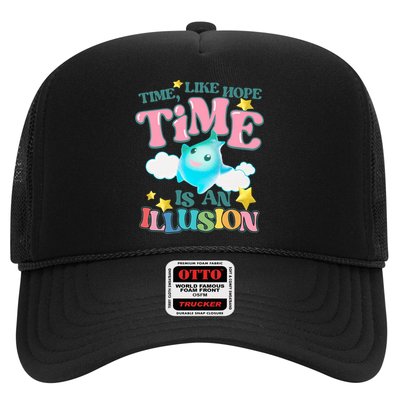 Time Like Hope Is An Illusion Lumalee Blue Luma Star Trucker Hat