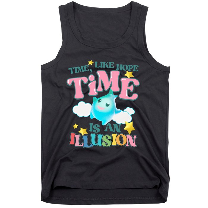 Time Like Hope Is An Illusion Lumalee Blue Luma Star Tank Top