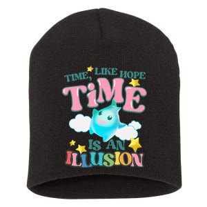 Time Like Hope Is An Illusion Lumalee Blue Luma Star Short Acrylic Beanie