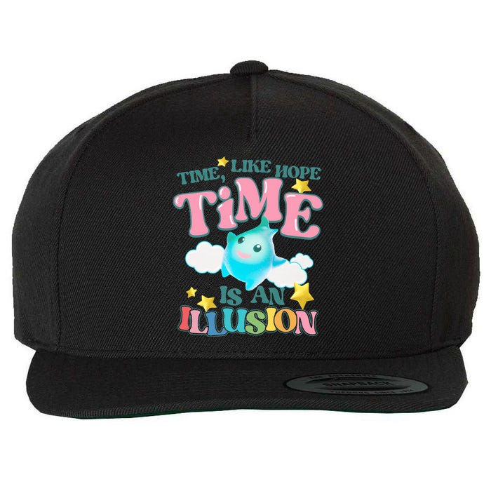 Time Like Hope Is An Illusion Lumalee Blue Luma Star Wool Snapback Cap