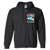 Time Like Hope Is An Illusion Lumalee Blue Luma Star Full Zip Hoodie