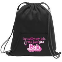 The Lab Is Everything Lab Week 2024 Sweatshirt Cinch Pack Bag