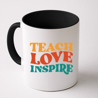 Teach Love Inspire Gift For Teacher Mug