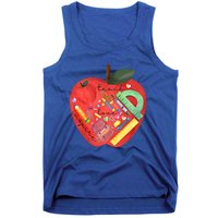 Teach Love Inspire Watercolor Teachers' Day Lettering Gift Tank Top