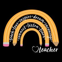 Teach Love Inspire Dream Encourage Teacher Love Flatbill Hat